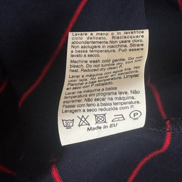 St. Andrews Links Tartan Collection Mens Golf Polo Blue Red XL Made in Italy - Picture 8 of 9